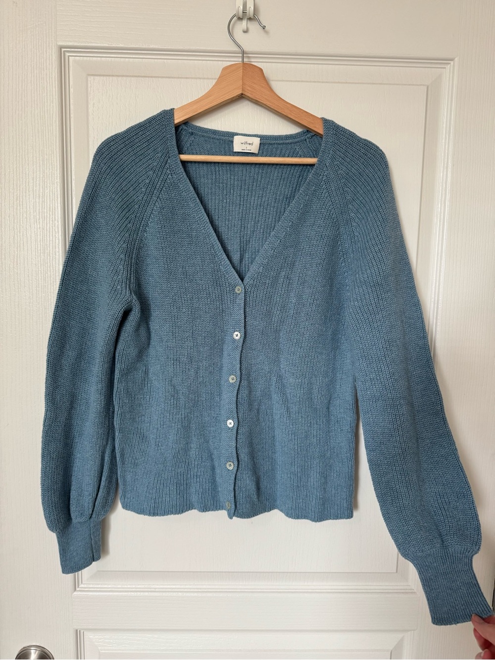 Aritzia Wilfred Knit Cardigan Sweater